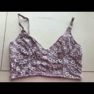 Free People Flower Lace Bralette
